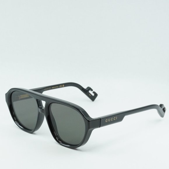 💯 NEW GUCCI GG1239S 004 BLACK GREY SUNGLASSES - Picture 4 of 10